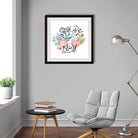 Mind-is-bind Painting - Meri Deewar 1 : 1 Square Premium Wall Art Canvas by MeriDeewar