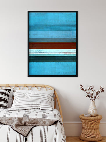 Minimalist Abstract Paintings 3 : 4 Vertical Premium Wall Art Canvas by MeriDeewar