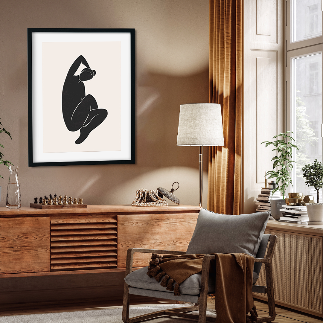 Minimalist Art Painting 2 : 3 Vertical Premium Wall Art Canvas by MeriDeewar