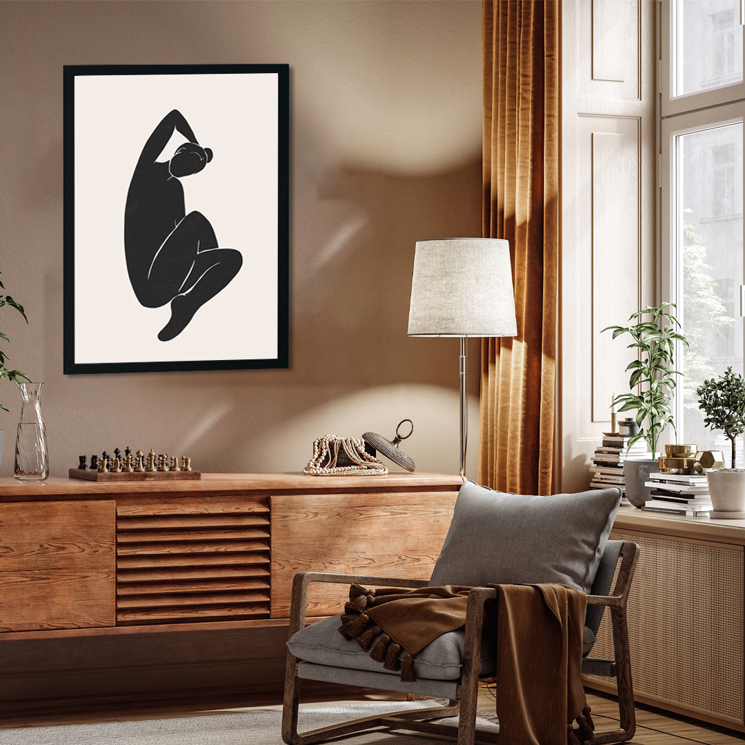 Minimalist Art Painting 2 : 3 Vertical Premium Wall Art Canvas by MeriDeewar