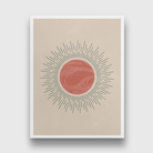 Minimalist mid century modern moon phases Painting 3 : 4 Vertical Premium Wall Art Canvas by MeriDeewar