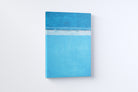 Minimalist Ocean Blue Abstract Paintings 4 :5 Vertical Premium Wall Art Canvas by MeriDeewar