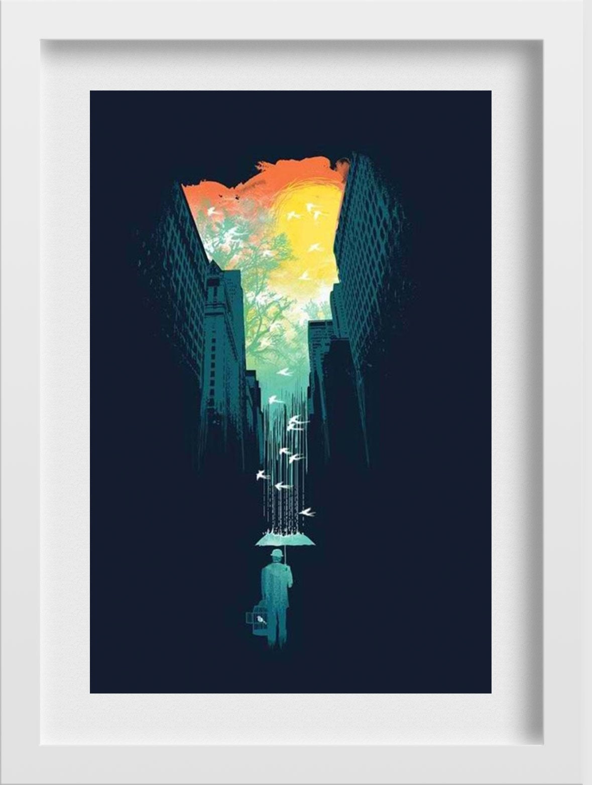 Minimalist Painting - Meri Deewar 2 : 3 Vertical Premium Wall Art Canvas by MeriDeewar