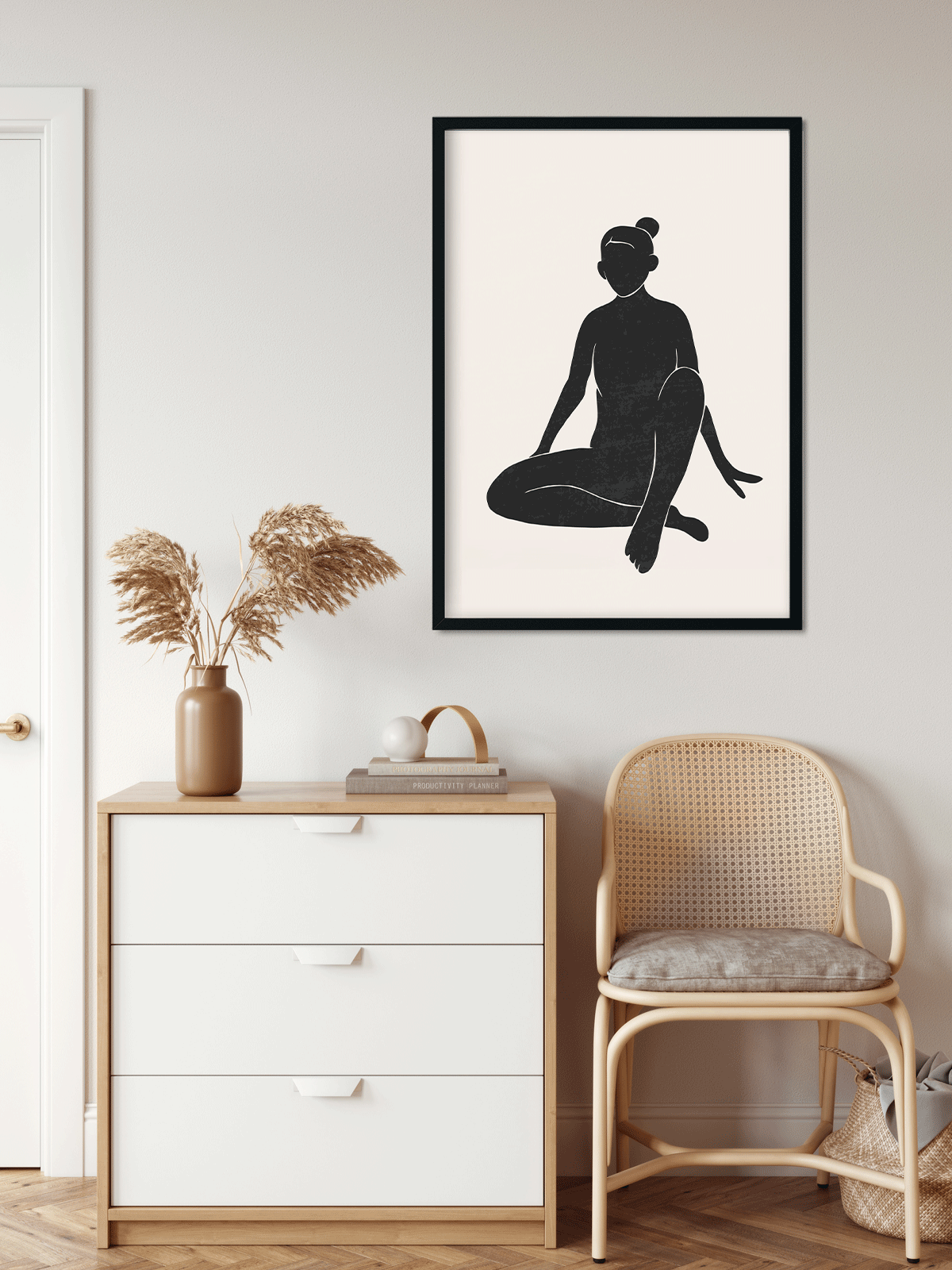 Miracle of earth Painting 4 X 5.5 Vertical Premium Wall Art Canvas by MeriDeewar
