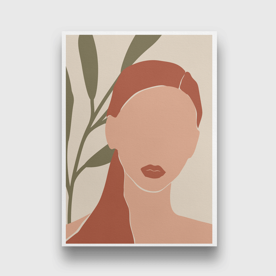 Modern art prints boho style Painting 3 : 4.2 Vertical Premium Wall Art Canvas by MeriDeewar