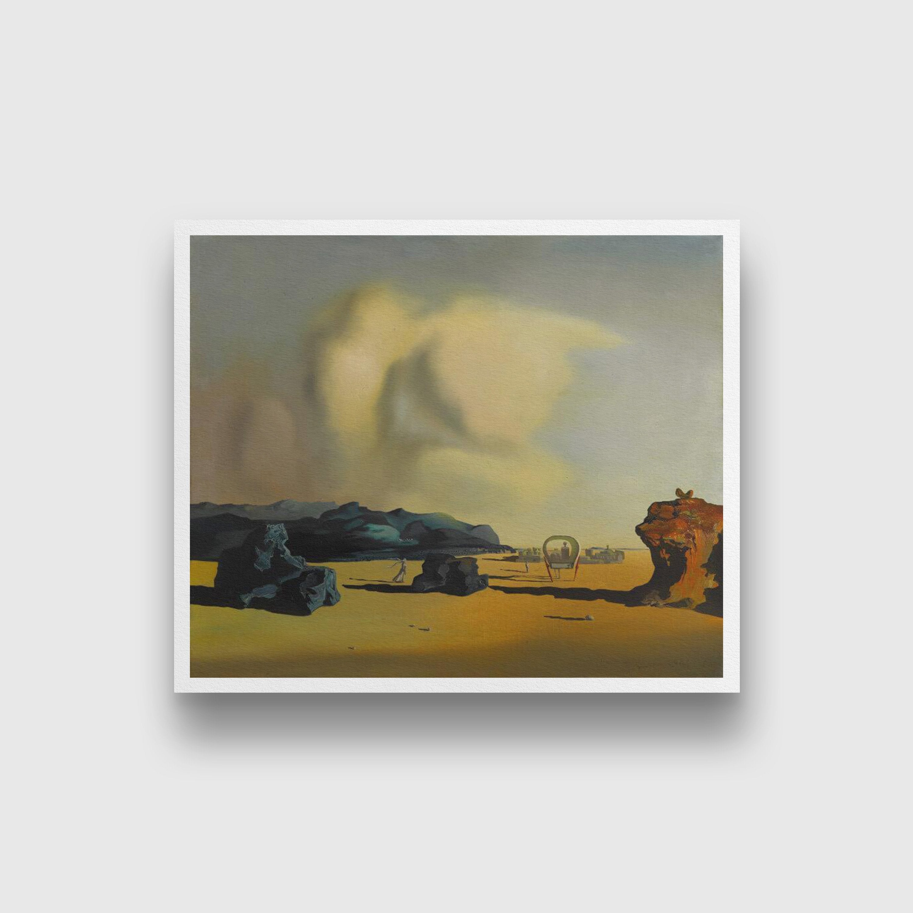 Moment De Transition Painting - Meri Deewar 5 : 4 Horizontal Premium Wall Art Canvas by MeriDeewar