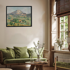 Montagne Sainte-Victoire Painting 5 : 4 Horizontal Premium Wall Art Canvas by MeriDeewar