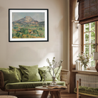 Montagne Sainte-Victoire Painting 5 : 4 Horizontal Premium Wall Art Canvas by MeriDeewar