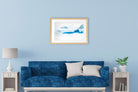 Morning Mist Painting - Meri Deewar 3 : 2 Horizontal Premium Wall Art Canvas by MeriDeewar