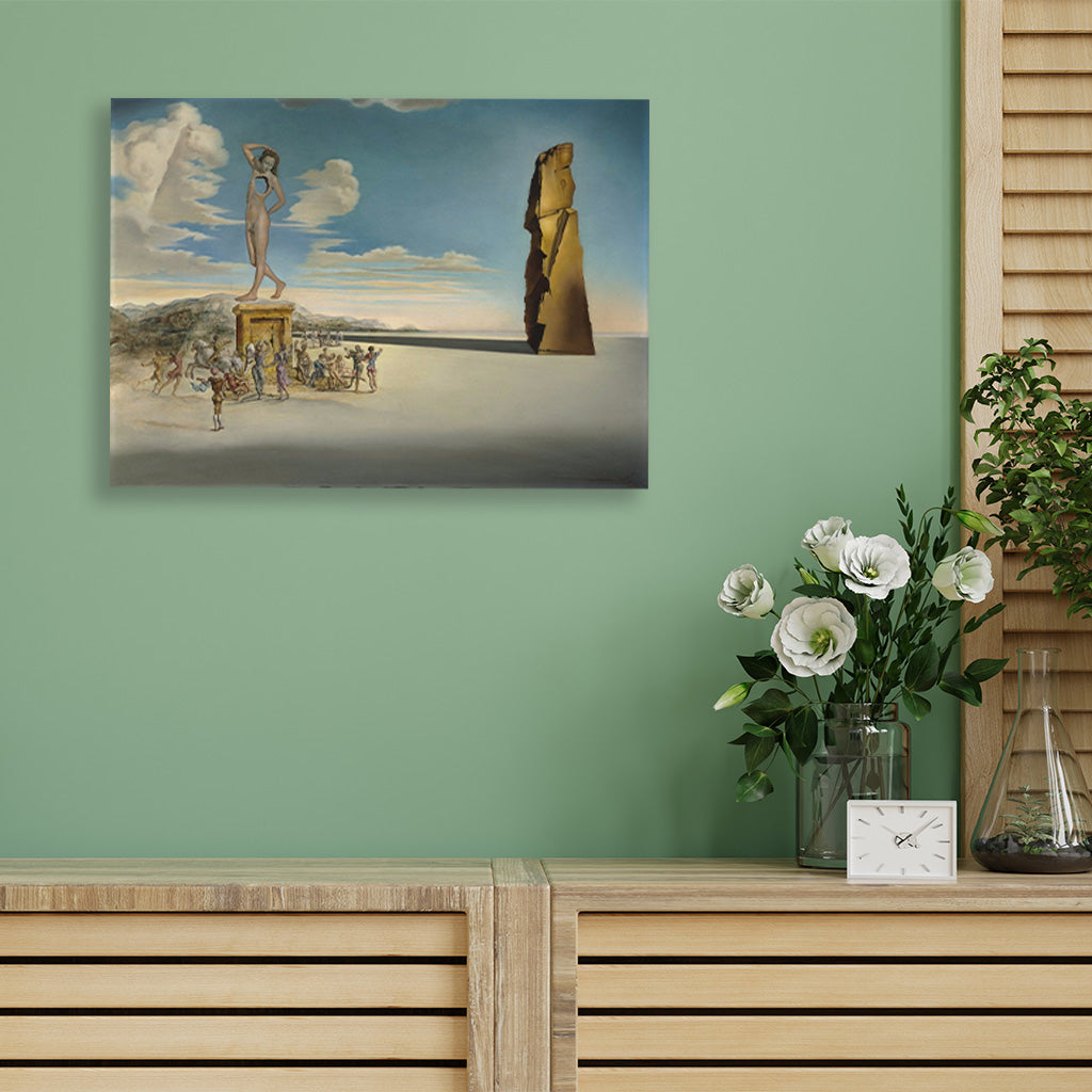 morphological echo Painting - Meri Deewar 4 : 3 Horizontal Premium Wall Art Canvas by MeriDeewar