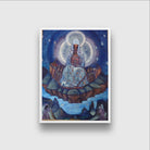Mother of the world Painting - Meri Deewar 3 : 4.2 Vertical Premium Wall Art Canvas by MeriDeewar