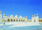 Moti masjid pearl mosque agra Painting - Meri Deewar 4 : 3 Horizontal Premium Wall Art Canvas by MeriDeewar