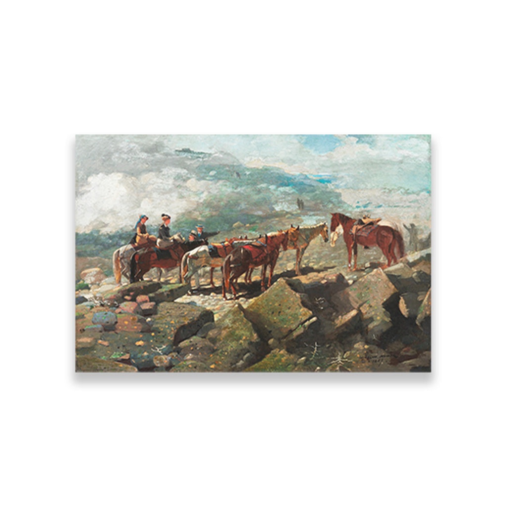 Mount Washington painting - Meri Deewar 3 : 2 Horizontal Premium Wall Art Canvas by MeriDeewar