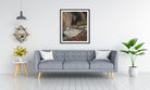 mountain stream in kashmir Painting - Meri Deewar 5 : 6 Vertical Premium Wall Art Canvas by MeriDeewar