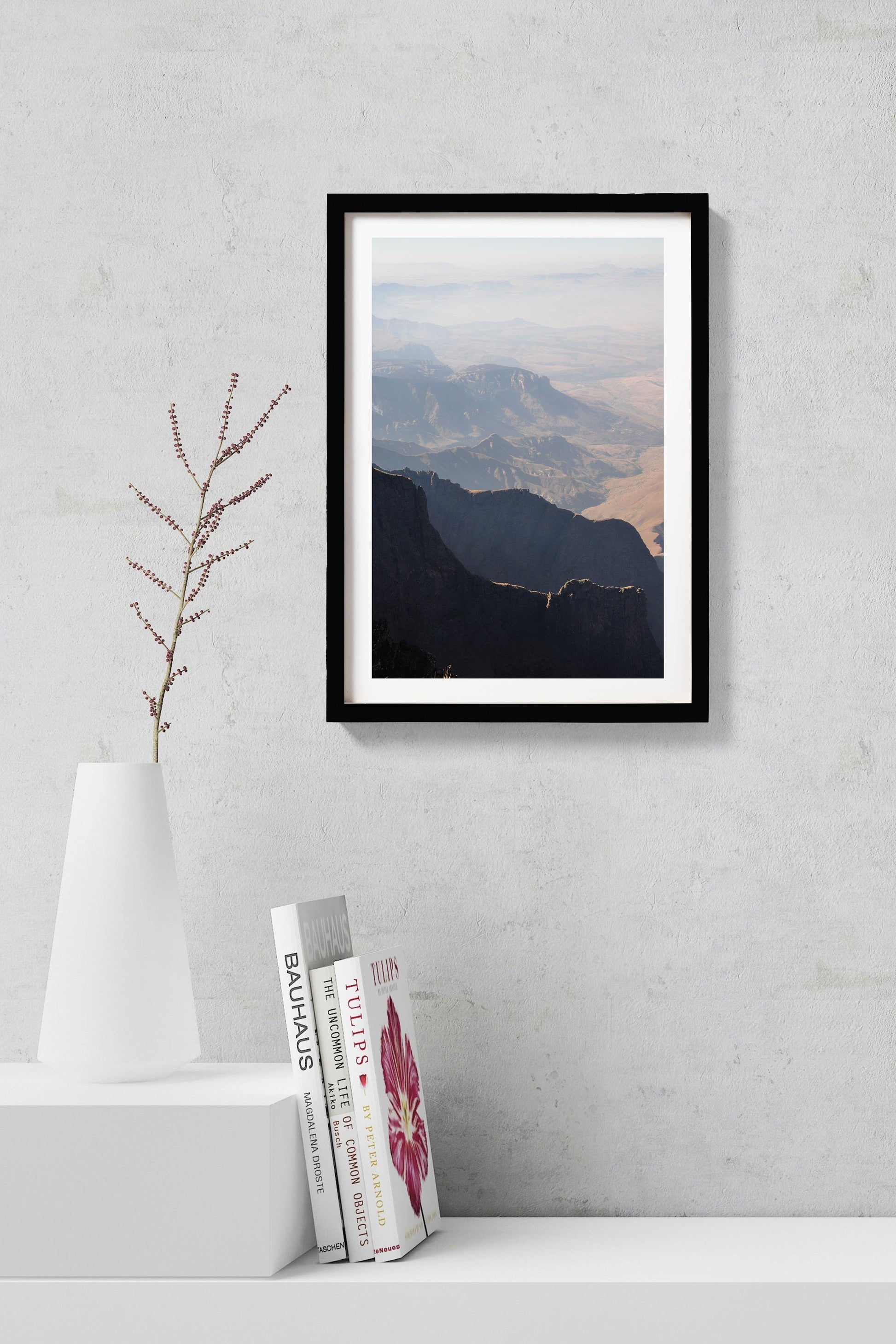 Mountains Painting - Meri Deewar 2 : 3 Vertical Premium Wall Art Canvas by MeriDeewar