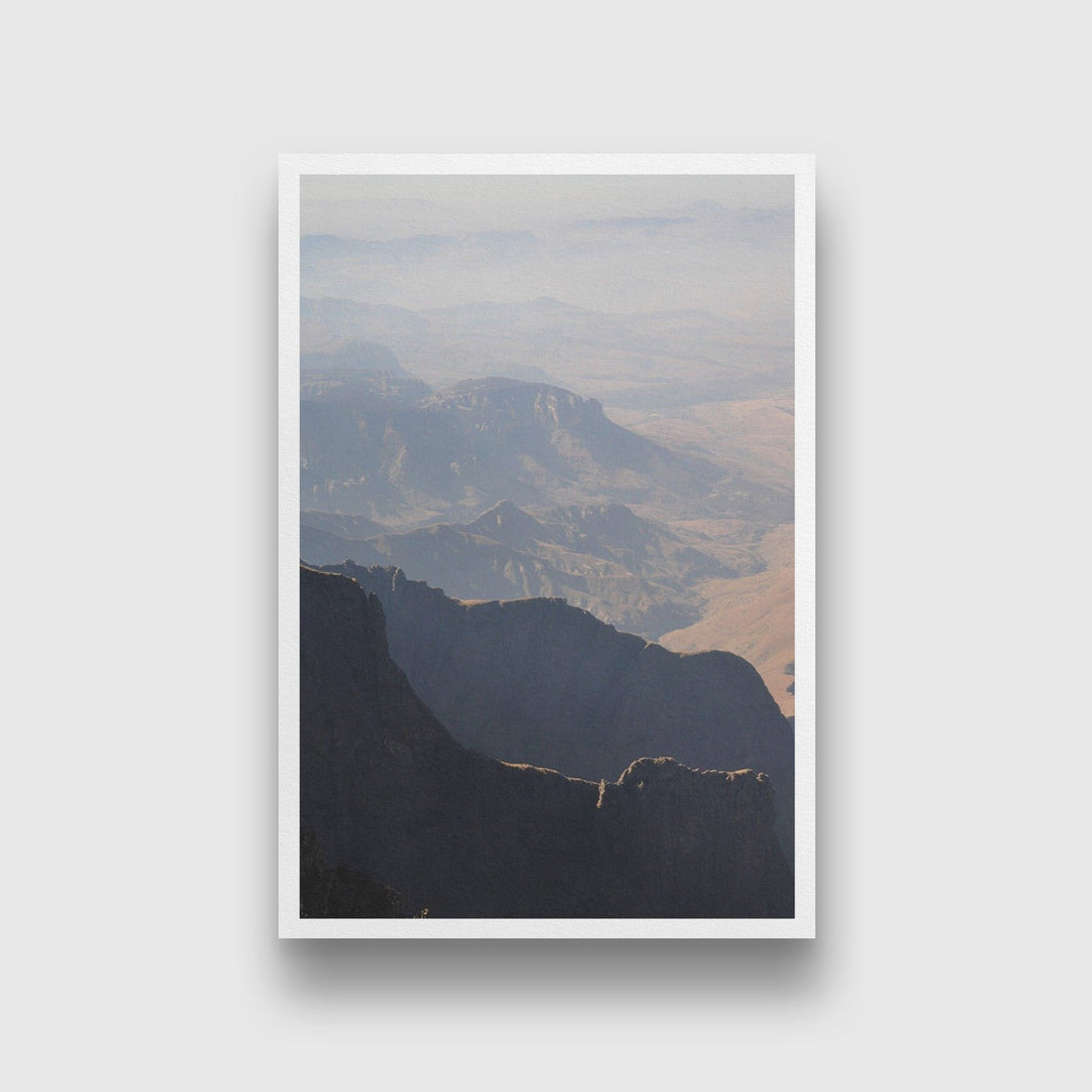 Mountains Painting - Meri Deewar 2 : 3 Vertical Premium Wall Art Canvas by MeriDeewar