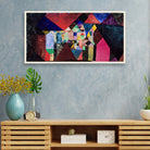 Municipal Jewel painting - Meri Deewar 2 : 3 Vertical Premium Wall Art Canvas by MeriDeewar