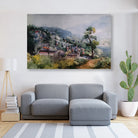 Munnar Cityscape Painting - Meri Deewar 3 : 2 Horizontal Premium Wall Art Canvas by MeriDeewar