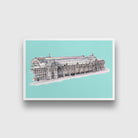 Musee d'Orsay Illustration Painting - Meri Deewar 3 : 2 Horizontal Premium Wall Art Canvas by MeriDeewar