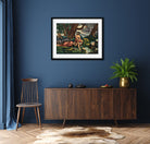 Nala Damayanti Painting 4 : 3 Horizontal Premium Wall Art Canvas by MeriDeewar