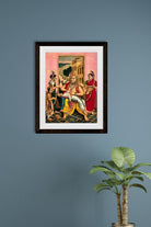 Narasiṃha Painting - Meri Deewar 3 : 4 Vertical Premium Wall Art Canvas by MeriDeewar