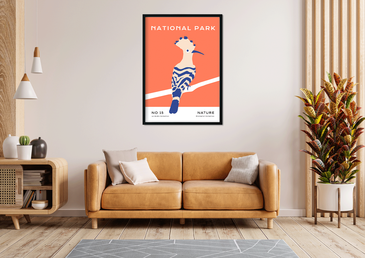 Nature wildlife Painting 3 : 4.2 Vertical Premium Wall Art Canvas by MeriDeewar