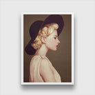 Nordic Modern Portrait Painting 2 : 3 Vertical Premium Wall Art Canvas by MeriDeewar