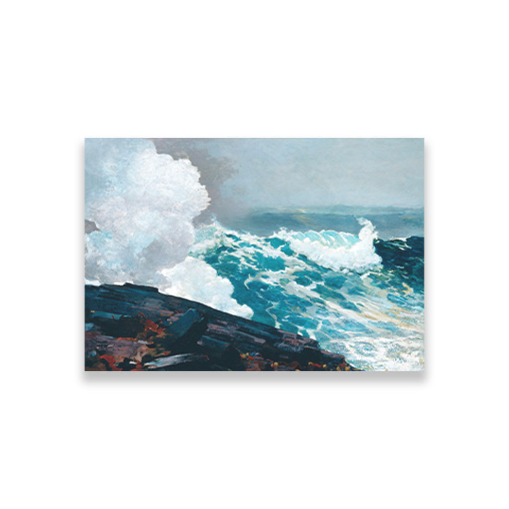 Northeaster painting - Meri Deewar 3 : 2 Horizontal Premium Wall Art Canvas by MeriDeewar