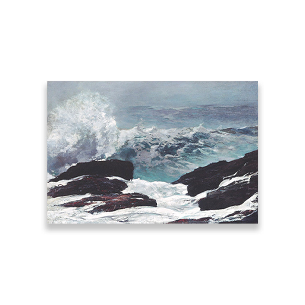 Northeaster WH painting - Meri Deewar 3 : 2 Horizontal Premium Wall Art Canvas by MeriDeewar
