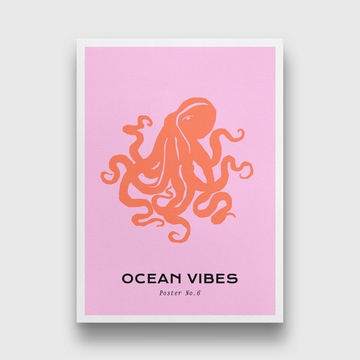 Ocean Vibes minimalistic Painting 3 : 4.2 Vertical Premium Wall Art Canvas by MeriDeewar