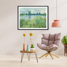 Oil Painting By Claude Monet Painting - Meri Deewar 4 : 3 Horizontal Premium Wall Art Canvas by MeriDeewar