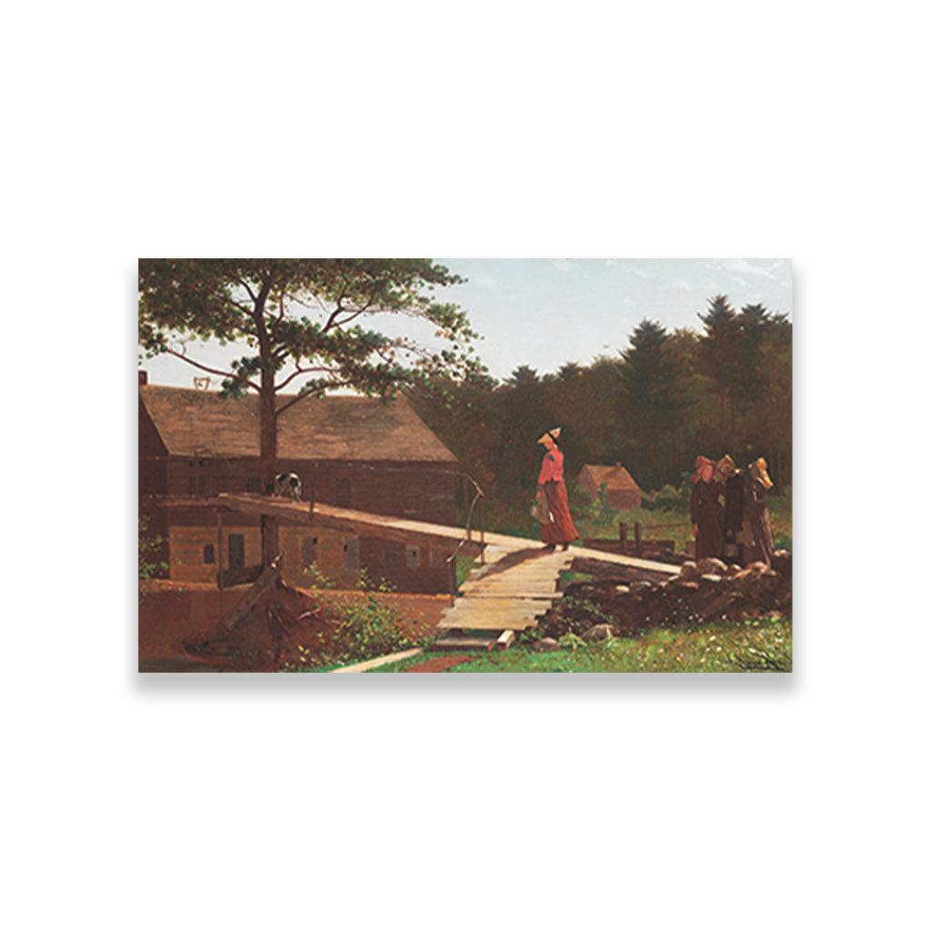 Old Mill The Morning Bell painting - Meri Deewar 3 : 2 Horizontal Premium Wall Art Canvas by MeriDeewar