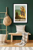 Old Women Traditonal Dress Vintage Poster 2 : 3 Vertical Premium Wall Art Canvas by MeriDeewar