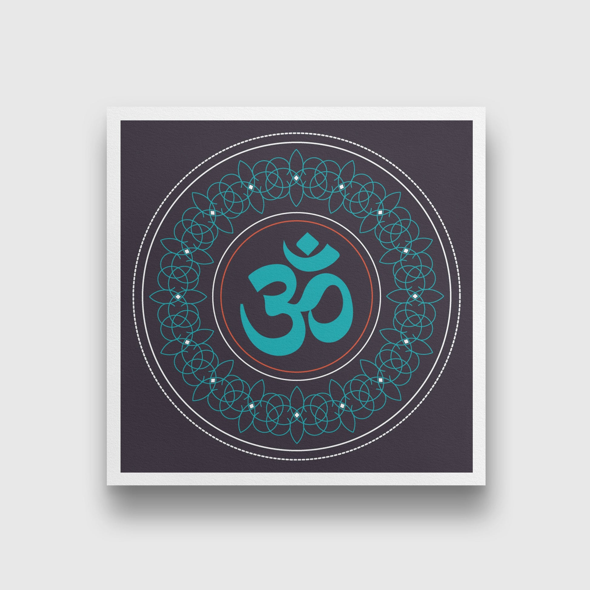 om painting 1 : 1 Square Premium Wall Art Canvas by MeriDeewar