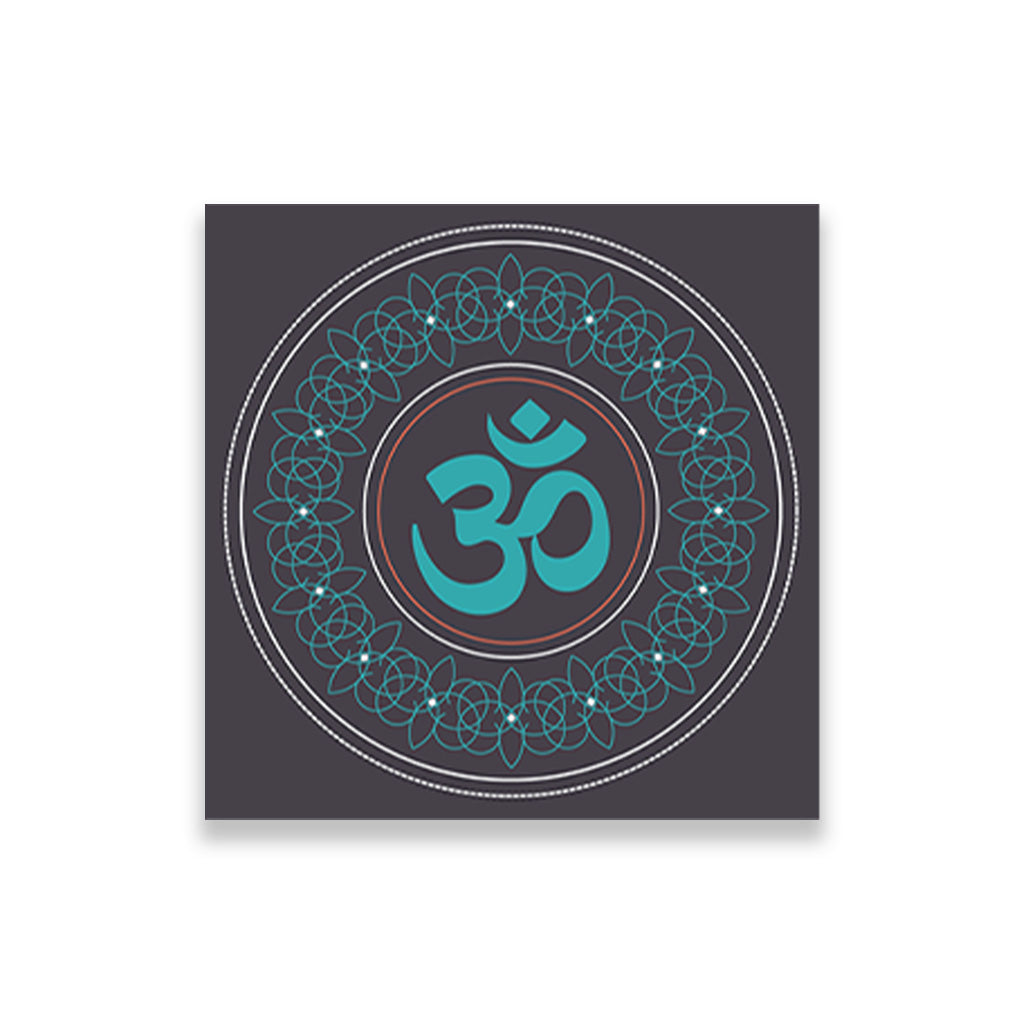 om painting 1 : 1 Square Premium Wall Art Canvas by MeriDeewar