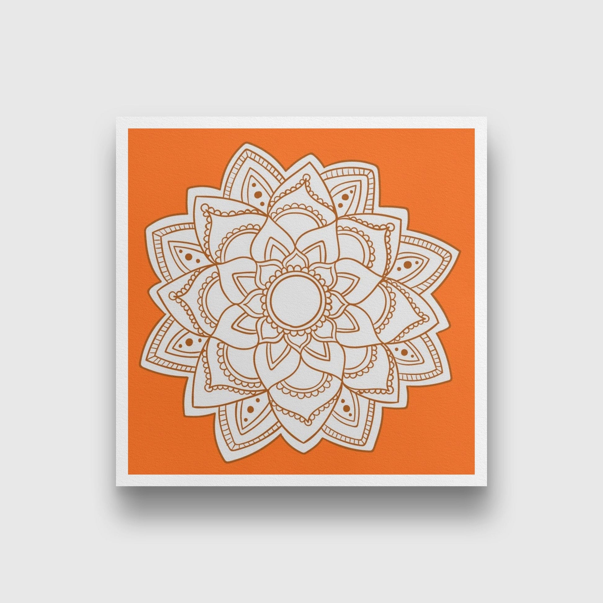 Om Yoga Chakra Painting - Meri Deewar 1 : 1 Square Premium Wall Art Canvas by MeriDeewar