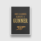 Once a Gunner always a gunner Art Painting - Meri Deewar 2 : 3 Vertical Premium Wall Art Canvas by MeriDeewar