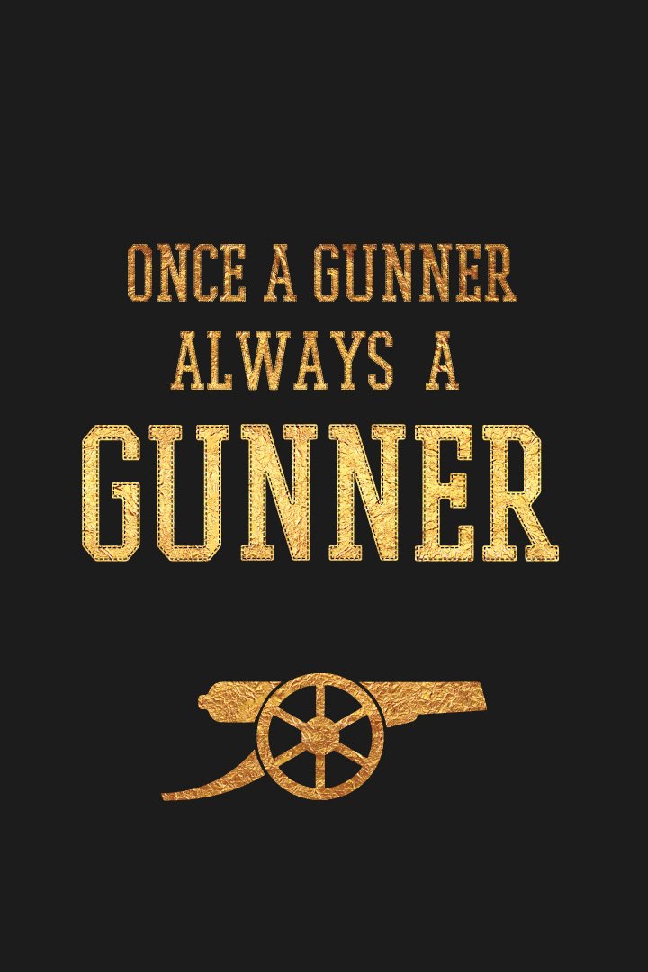 Once a Gunner always a gunner Poster- Meri Deewar Poster A3 / Poster Premium Wall Art Canvas by MeriDeewar