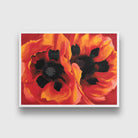 Oriental Poppies Painting - Meri Deewar 4 : 3 Horizontal Premium Wall Art Canvas by MeriDeewar