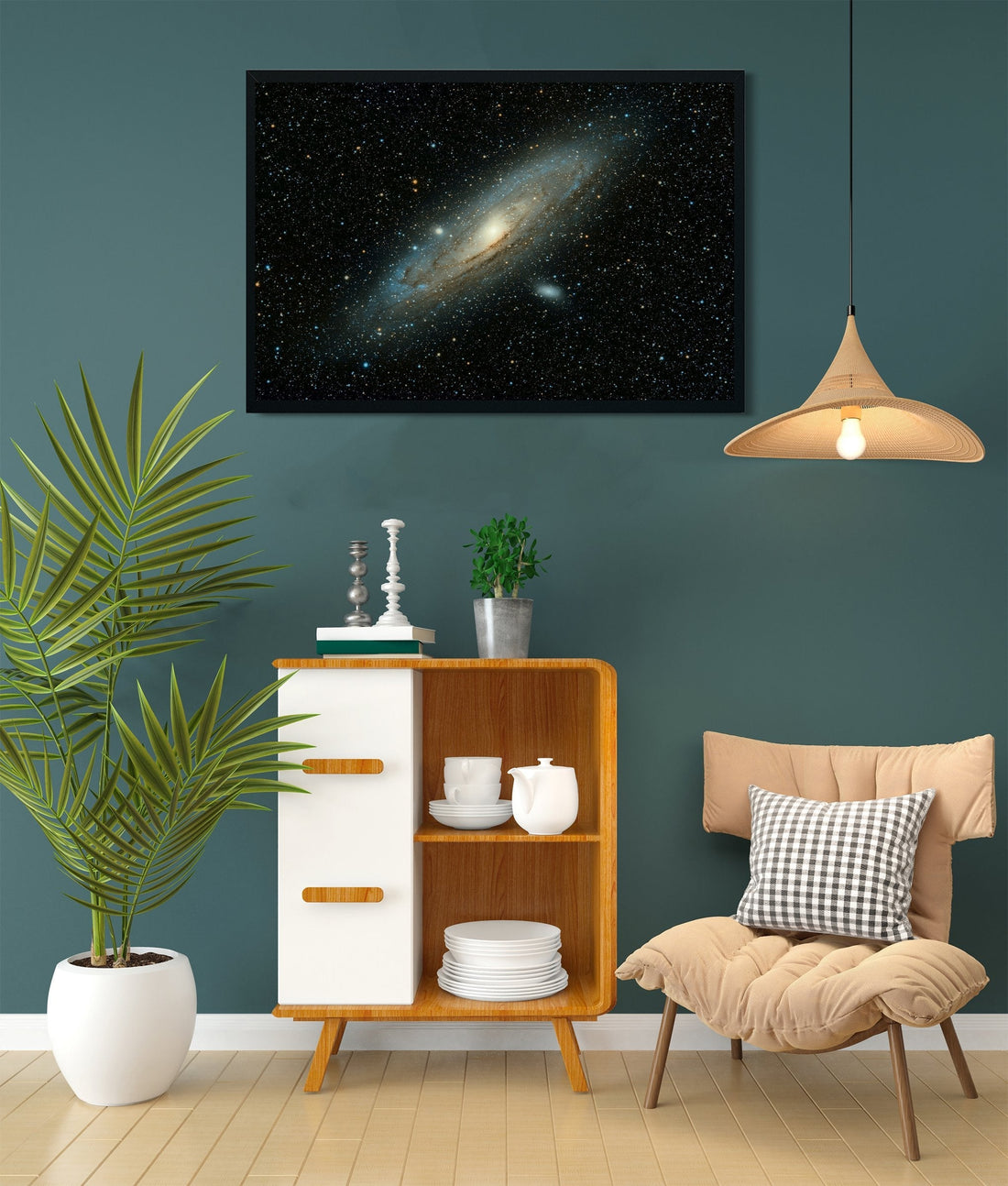 Our unique universe painting - Meri Deewar 3 : 2 Horizontal Premium Wall Art Canvas by MeriDeewar
