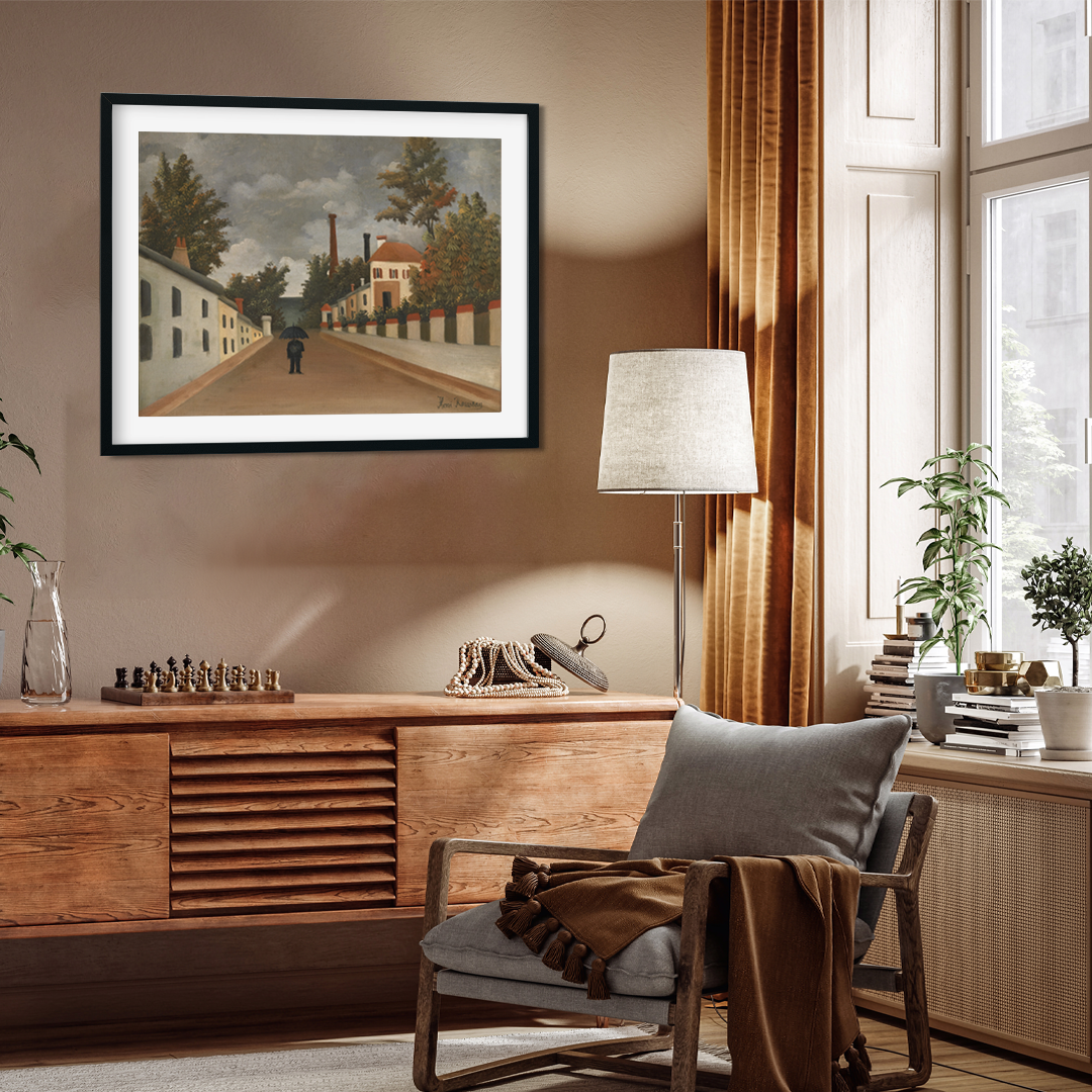 Outskirts of Paris Environs de Paris 5 : 4 Horizontal Premium Wall Art Canvas by MeriDeewar