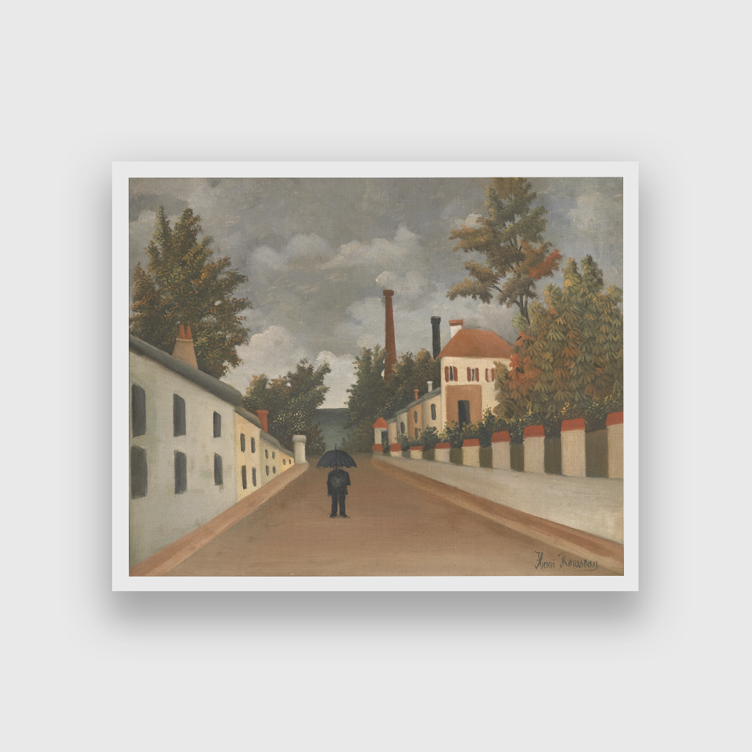 Outskirts of Paris Environs de Paris 5 : 4 Horizontal Premium Wall Art Canvas by MeriDeewar