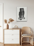 Owl Painting 3 : 4 Vertical Premium Wall Art Canvas by MeriDeewar