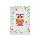 Owl Painting 3 : 4.2 Vertical Premium Wall Art Canvas by MeriDeewar