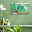Padmasambhava Painting - Meri Deewar 3 : 2 Horizontal Premium Wall Art Canvas by MeriDeewar