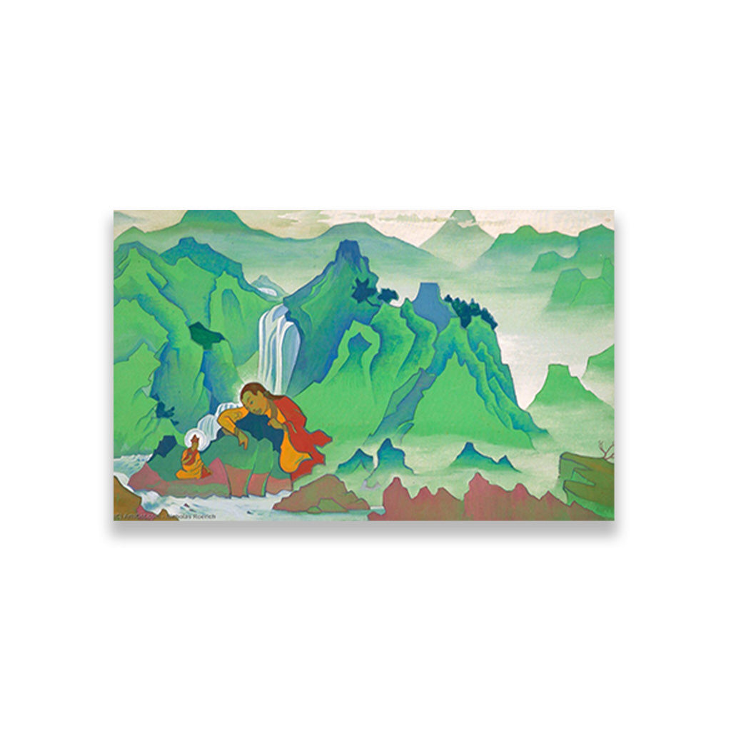 Padmasambhava Painting - Meri Deewar 3 : 2 Horizontal Premium Wall Art Canvas by MeriDeewar