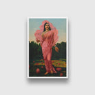 Padmini, Painting By Raja Ravi Varma 2 : 3 Vertical Premium Wall Art Canvas by MeriDeewar