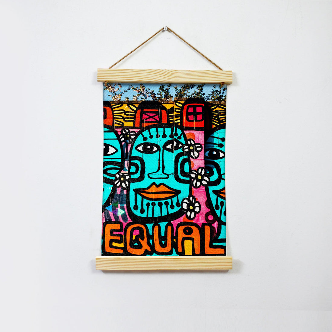 Painting Hanging Canvas - Meri Deewar Hanging Canvas Premium Wall Art Canvas by MeriDeewar