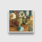 Painting - Meri Deewar 1 : 1 Square Premium Wall Art Canvas by MeriDeewar