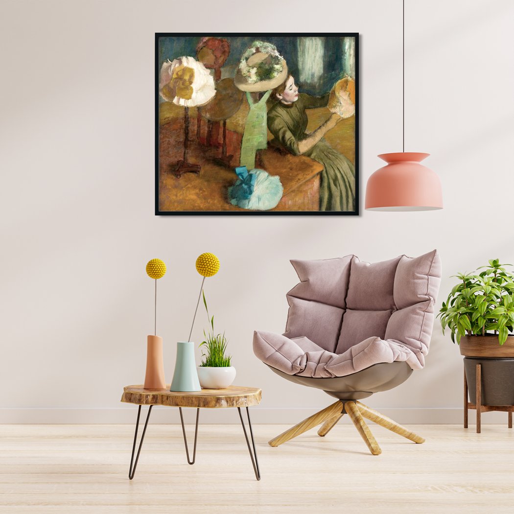 Painting - Meri Deewar 1 : 1 Square Premium Wall Art Canvas by MeriDeewar